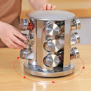 Organizador de Tempero Giratório de Inox