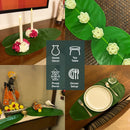 KIT Folha Decorativa de Mesa